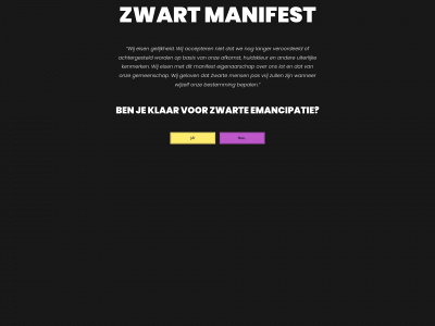 zwartmanifest.org snapshot