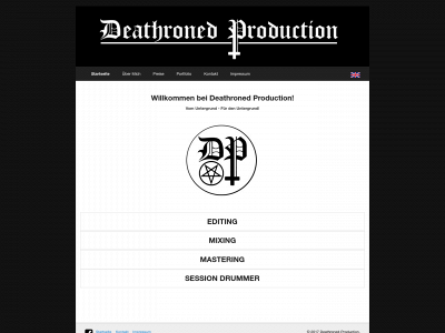 deathroned-production.de snapshot