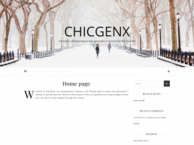 chicgenx.com snapshot