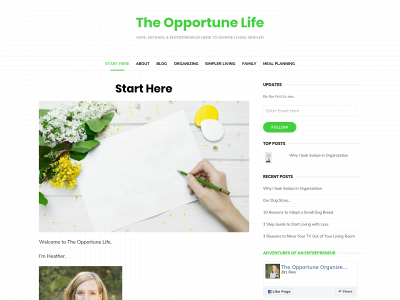 theopportunelife.com snapshot