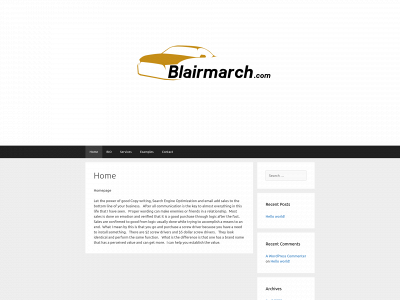 blairmarch.com snapshot