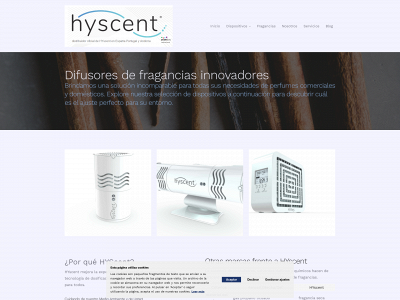 hyscent.es snapshot