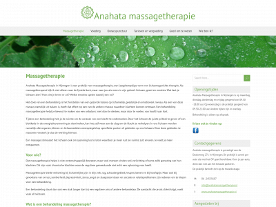 anahatamassagetherapie.nl snapshot