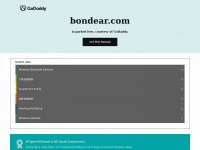 bondear.com snapshot