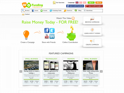 wofunding.com snapshot