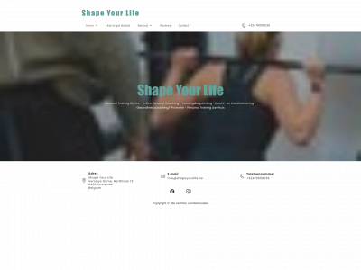shapeyourlife.be snapshot