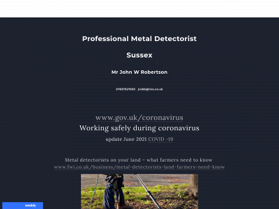 metaldetectorist.weebly.com snapshot
