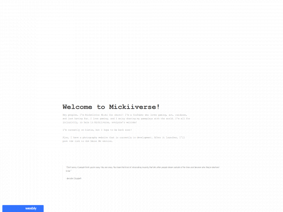 mickiiverse.weebly.com snapshot