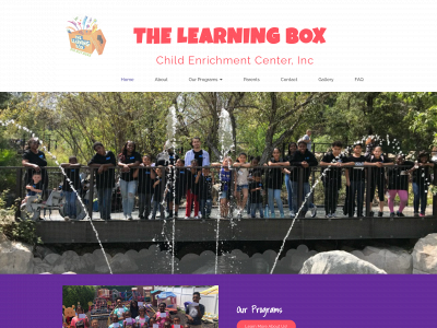 thelearningboxcec.org snapshot