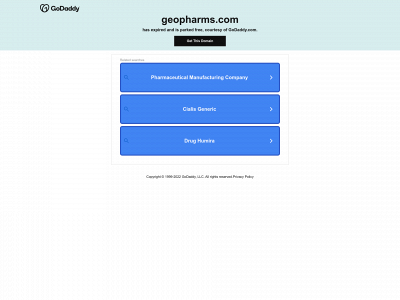 geopharms.com snapshot