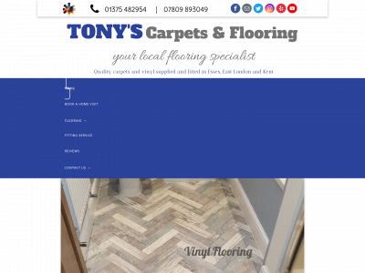tonyscarpets.co.uk snapshot