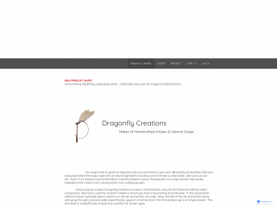 www.dragonfly-creations.net snapshot