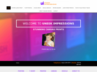 uneek-impressions.co.uk snapshot