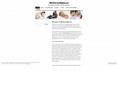birthconfidence.com snapshot