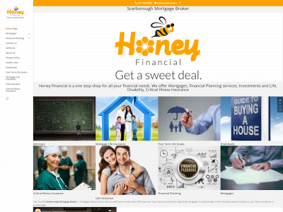 honeyfinancial.ca snapshot