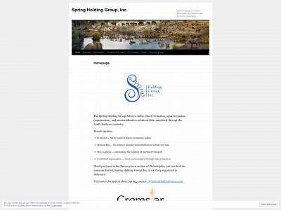springholdinggroup.com snapshot