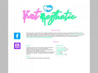 kataesthetic.org snapshot