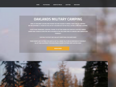 oaklands-military-camping.co.uk snapshot