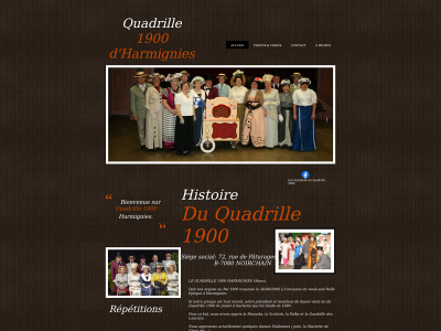 quadrille1900.be snapshot