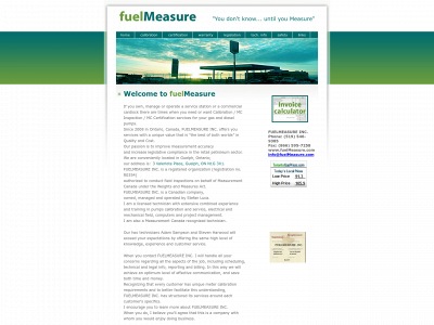 fuelmeasure.com snapshot