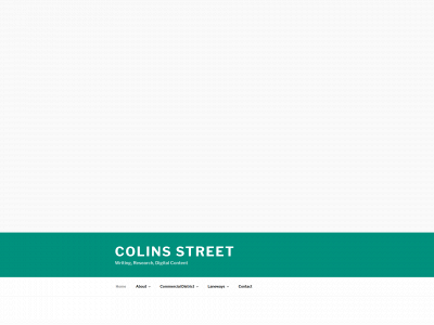 colins-street.com snapshot