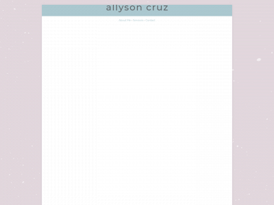 allysoncruz.com snapshot