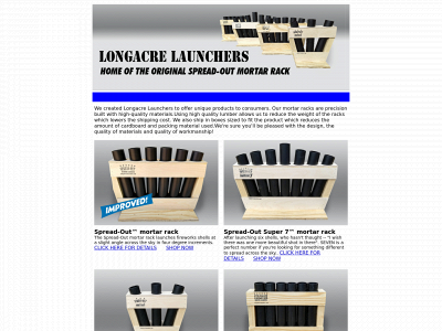 longacrelaunchers.com snapshot