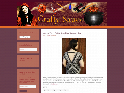 craftysauce.com snapshot
