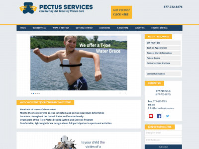 pectusservices.com snapshot