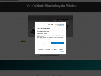 velosmodsworkshop.com.mx snapshot