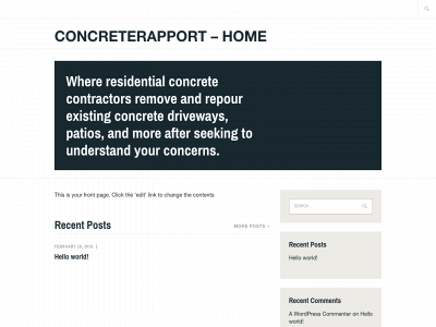 concreterapport.com snapshot