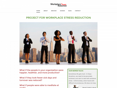 www.workplacestressreduction.com snapshot