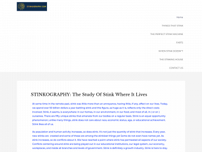 stinkography.com snapshot