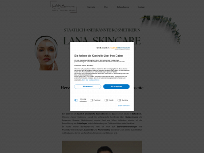 lana-skincare.de snapshot