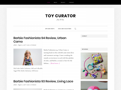 toycurator.com snapshot