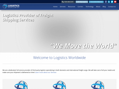 logisticsworldwide.com snapshot