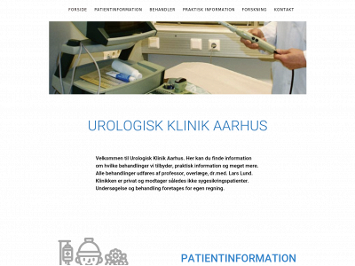 urologiskklinikaarhus.dk snapshot