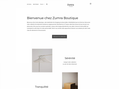 zumra-boutique.fr snapshot