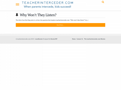 teacherinterceder.com snapshot