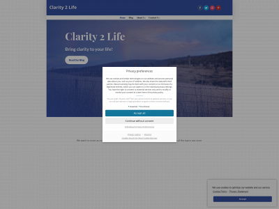 clarity2life.com snapshot