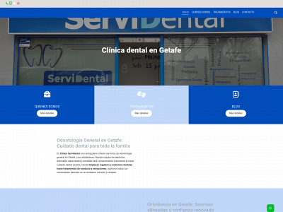 www.clinicaservidental.es snapshot