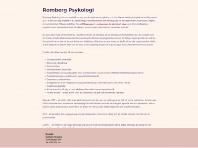 rombergpsykologi.se snapshot