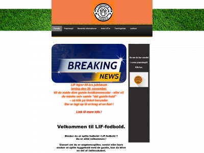 lif-fodbold.dk snapshot