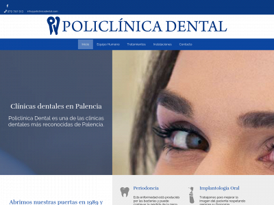policlinicadental.com snapshot
