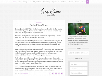 gracecoventry.me snapshot