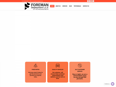 foremandeployment.com snapshot