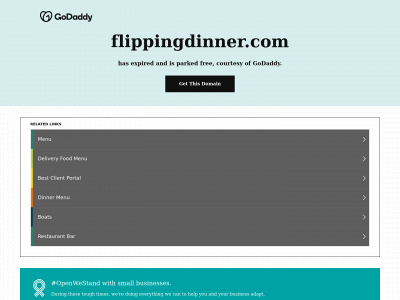 flippingdinner.com snapshot