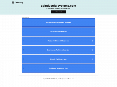 agindustrialsystems.com snapshot