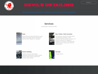 devils-detailing.co.uk snapshot