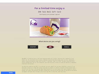 tacobellgiftcard4free.weebly.com snapshot
